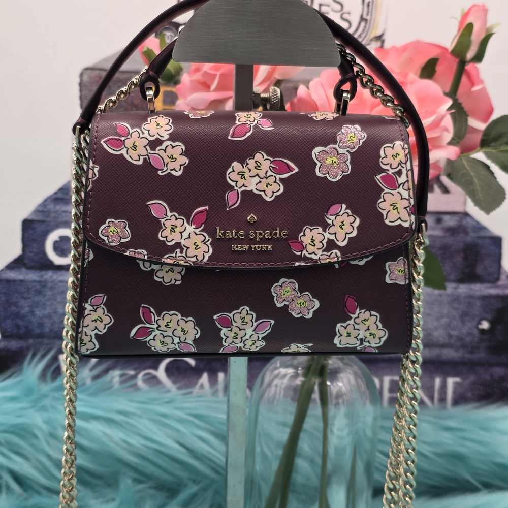 Kate Spade Floral Women's Bag - Purple and Pink